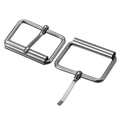 30mm (1.18'') Metal Wheel Belt Buckles Bags Straps Dark Grey 10pcs