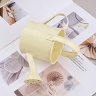 Light Blue Mini Tin Watering Can With Handle Portable Garden Sprinkler