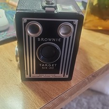 Vintage Eastman Kodak Company Brownie Target Six-20 Box Camera Black