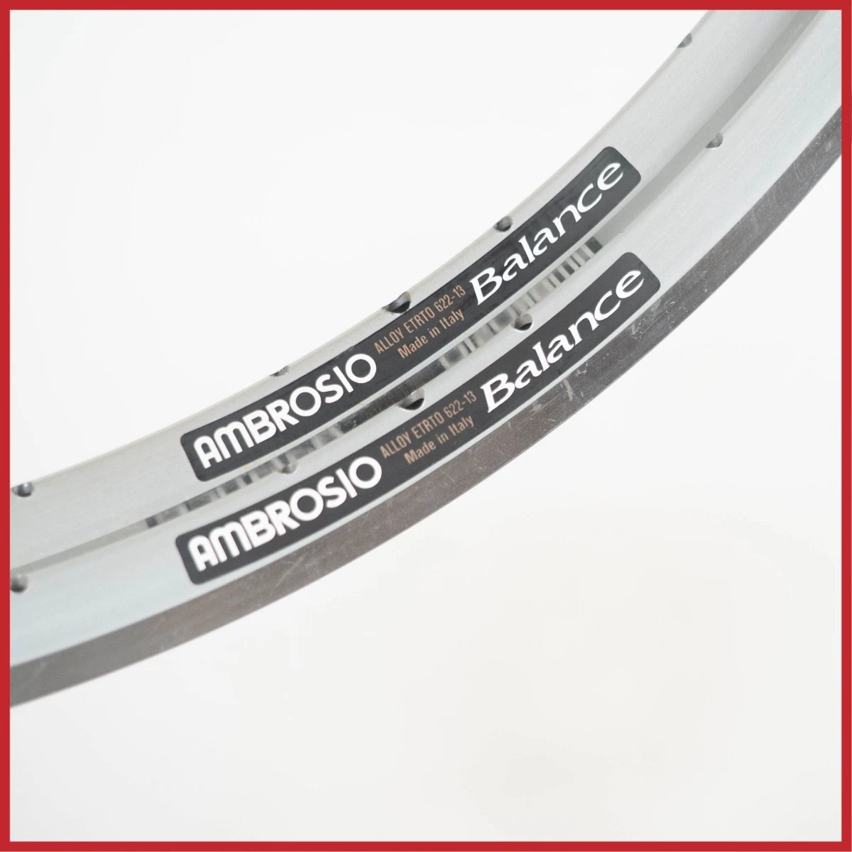 Paire Jantes AMBROSIO EXCELLENCE TQB 700c 32H Vintage Road Bike Rim