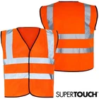 Hi Vis Ladies Vest High Visibility Orange Womens Waistcoat EN471 Viz Jacket