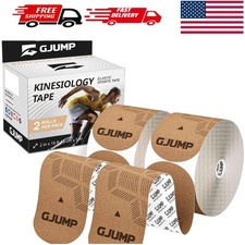 Waterproof Kinesiology Tape, 40 ct Precut Strips 2 Rolls , Copper Infused  ...