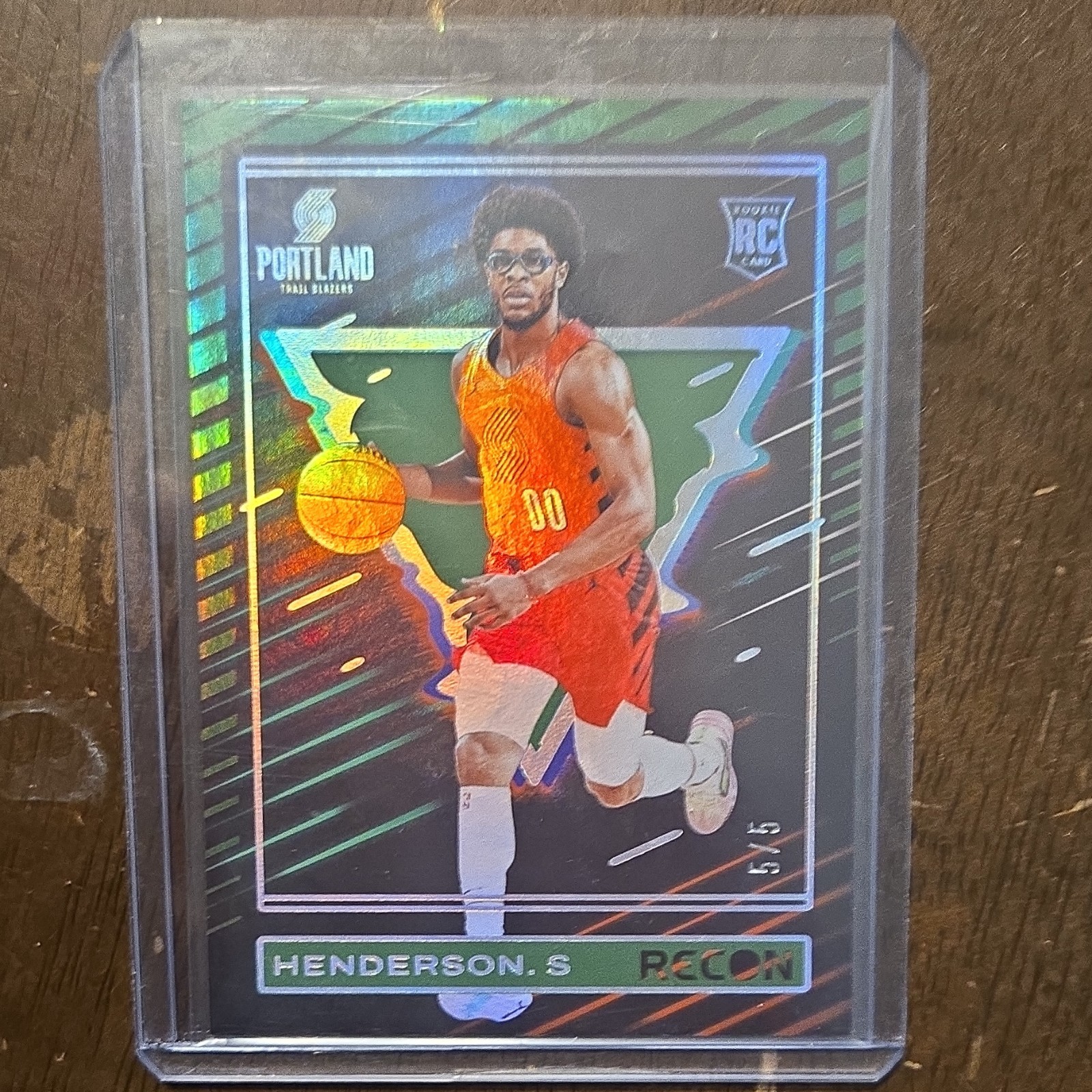 2023-24 Panini Recon Rookie Scoot Henderson #246 Portland Trail Blazers 5/5