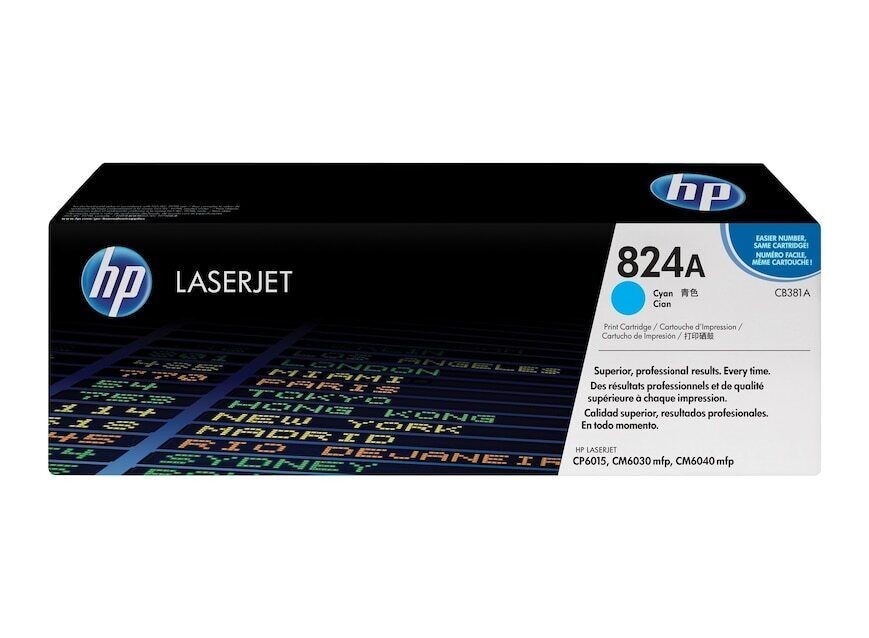HP CB381A 824A Cyan Cartouche Laser Haute Capacité 21000 Pages