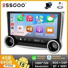 For VW Passat B6/B7/CC Carplay 10.1" Android 15.0 Car Stereo Radio GPS MIC+AHD