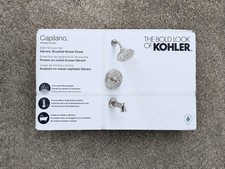 KOHLER Capilano 3-Spray Tub and Shower Faucet in Brushed Nickel Valve Included