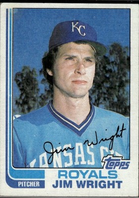 Jim Wright 1982 Topps Kansas City Royals #362