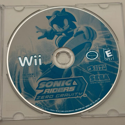Sonic Riders Zero Gravity (Nintendo Wii, 2008) Disc Only: Tested/Works
