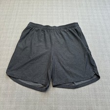 Rhone Mens Medium Shorts Gray Activewear Drawstring Workout Gym Athletic