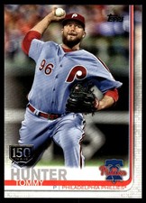 Tommy Hunter 2019 Topps #619 Phillies MLB READ FREE SHIPPING AutographDen