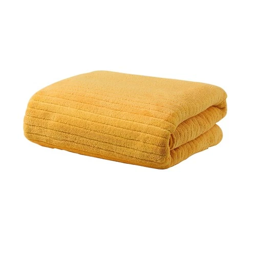 Yellow Towels Coral Velvet Towel Absorbent Dry Hair Towel That Does Not Hair - Bild 1 von 18