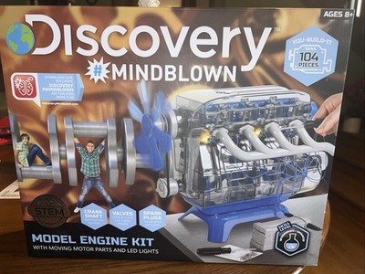 Discovery Mindblown Model Engine Kit with Moving Motor Parts