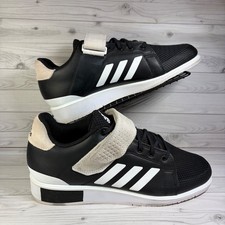 Adidas Power Perfect 3 Weightlifting Shoes Men's Size UK 8.5 Black Trainers