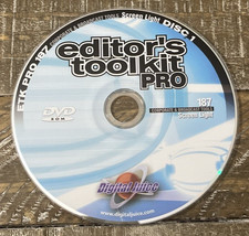 Digital Juice Editors Toolkit Pro 187 CD Rom-Rare Vintage-SHIPS N 24 HOURS