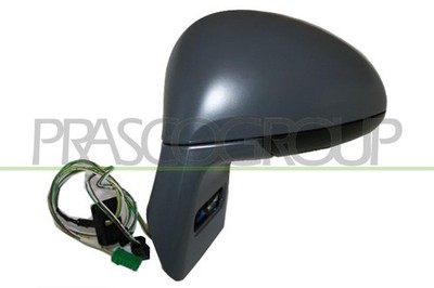 Außenspiegel Links grundiert elektrisch beheizbar Für Citroen C4 I LC 2004-2011