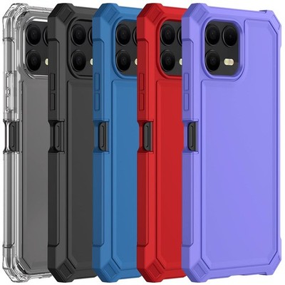 For T-Mobile Revvl 8 Pro Phone Case 2 Layer Protection Corners TPU Bumper Cover
