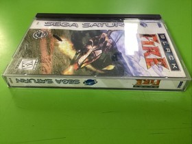 Black Fire (Sega Saturn, 1996) CIB Manual (Tested & Working)