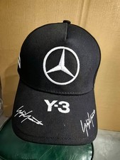 Benz New Y-3 Black Sporty Baseball Cap Unisex Adjustable Size