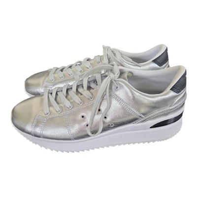 Onitsuka Tiger Men LoanShip PF Silver Sneakers US 9.5 Very Good