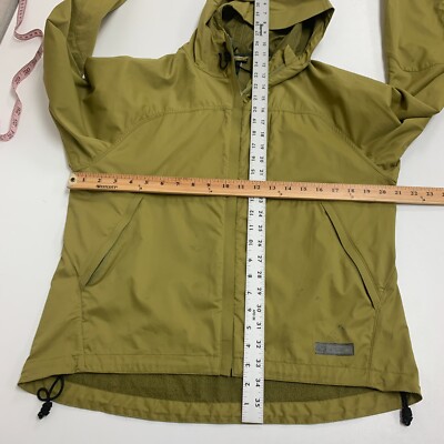 Rei REI Hooded Jacket Womens M Medium Pickle Green Full Zip