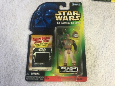 Star Wars Freeze Frame CardLando Calrissian Skiff Guard Hasbro 1997