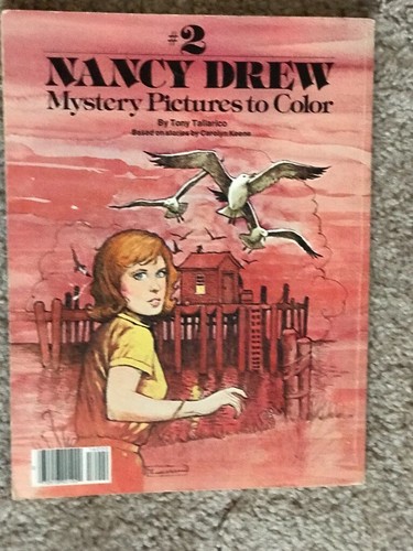 NANCY DREW Mystery pictures to Color #2 by Tony Tallarico 1977 - Picture 2 of 4