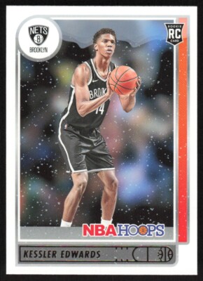 2021-22 Panini NBA Hoops Winter Holiday Kessler Edwards RC #246 Brooklyn Nets
