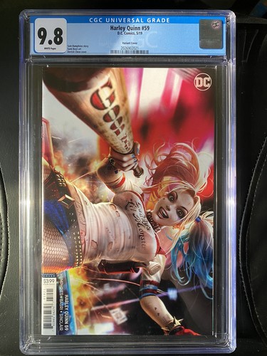Harley Quinn #59 (2019) DC CGC 9.8 White Chew Variant