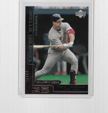 2000 UPPER DECK OVATION BASEBALL CENTER STAGE SILVER MARK MCGWIRE #CS5