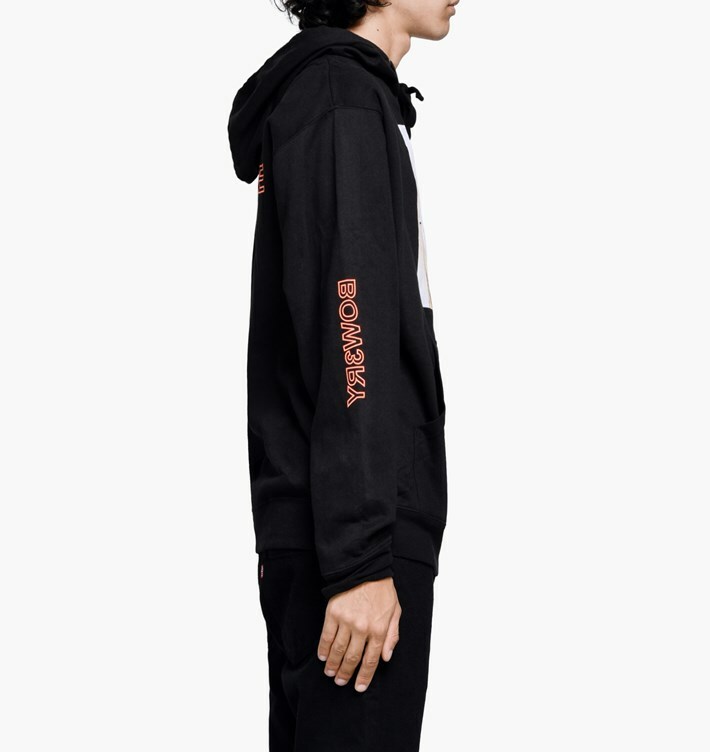 BOW3RY Men's DEAD INSIDE Pullover Hoodie Black YFH181009BLK