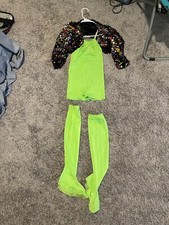 Costume Gallery Large Child Green And Sequin Costume