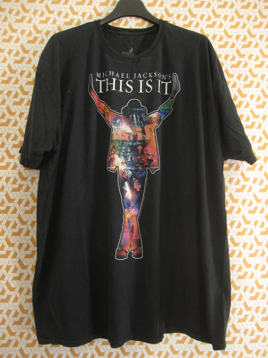 T-shirt Michael Jackson Bad Vintage - Blanc - Taille XL - Haynes - Neuf étiquettes