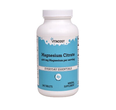 Vitacost Magnesium Citrate - 400 mg per Serving - 120 Tablets main image 0