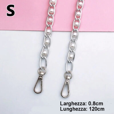 Catene Per Borse Nizirioo - Set Da 9 Cinghie Metalliche Con Gancio, Tracolla Fai Da Te - Foto 3