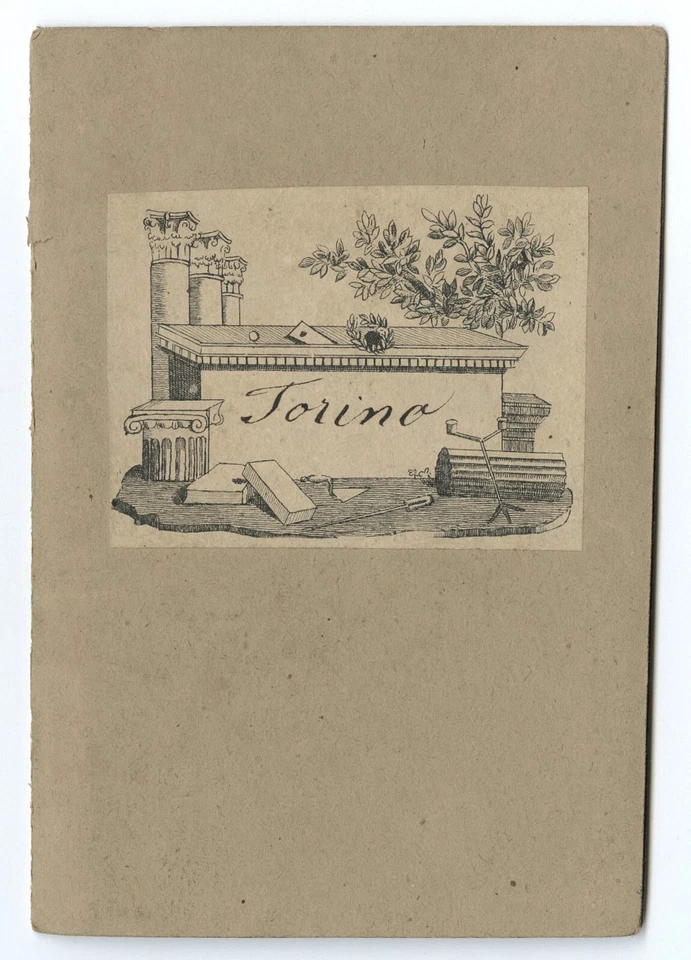 Antique Map "Pianta della Città di Torino" (Italy) G. Serra, 1860 - Image 2 of 4