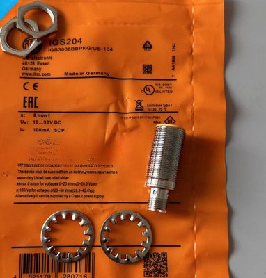 For IFM Efector IGS204 IFB3004BBPKG/US-104 Inductive Sensor Switch 10-30VDC 8mm
