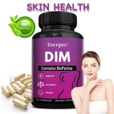 DIM Supplement 300mg with BioPerine - 5 Month Supply - Supports Hormones