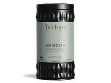 Tea Fortè Cylindre Boîte En Fer 80g Sencha Thé Vert Japonais Bio