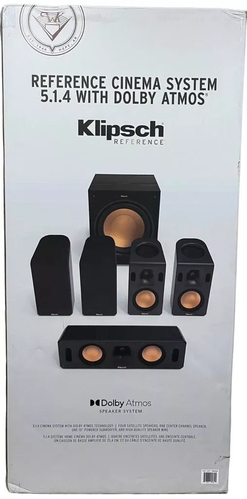 Klipsch Reference Cinema 5.1.4 Dolby ATMOS Home Theater Surround