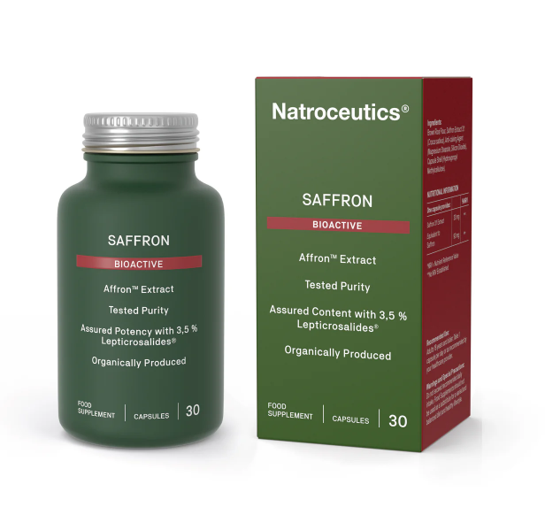 Natroceutics Saffron Organically Produced 30 Vegan Capsules