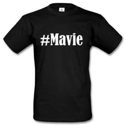 T-Shirt #Mavie Hashtag Raute für Damen Herren und Kinder