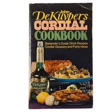 Cordial Cookbook Paperback Book USED 1970 Bartenders Guide Drink Recipes Party