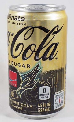 Coca-Cola Ultimate ZERO 2022 NEW FULL USA Premium 7½oz 222ml Can