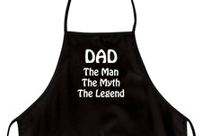 Funny Apron For Dad "Dad The Man The Myth The Legend" Novelty Aprons For Men