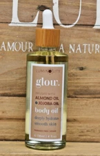 LUMINOSITY GLOW Almond & Jojoba Oil Body Oil Paraben Free and VEGAN