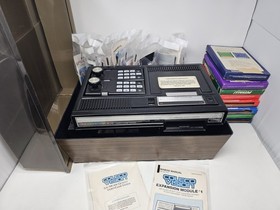 Colecovision Console Lot Module 1 & 2 + 20 Games W/ Case + Manuals Tested Works