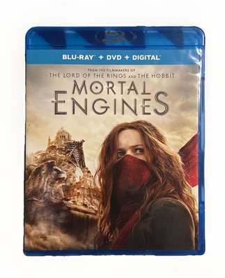 Mortal Engines (2018) BLU-RAY+DVD Hera Hilmar Hugo Weaving Sci-Fi Fantasy