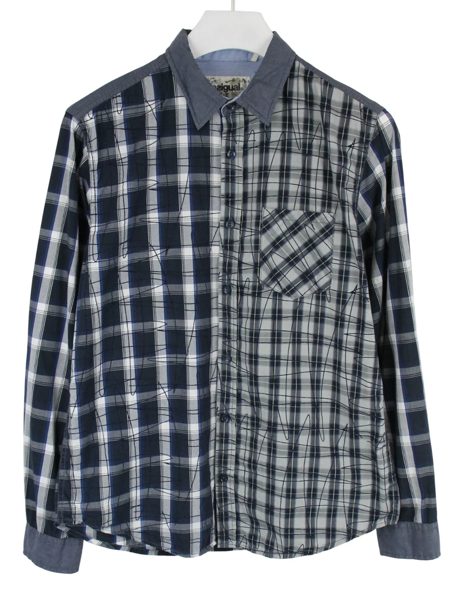 Chemise Desigual Homme - Taille M - Multicolore, Motif Fleur - Coton - Occasion Parfait état