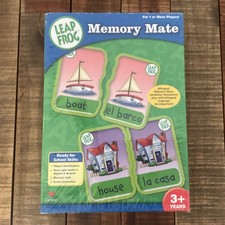 Leap Frog Bilingual Spanish Memory Mate Memory Cards game Brand New