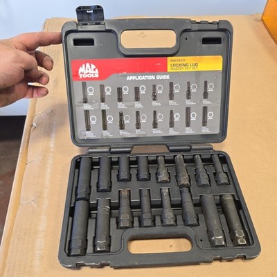 MAC Tools MAC78537 Locking Lug Nut Master Key Set 16 Piece Black Oxide USA